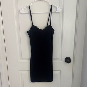 Forever 21 Black  Slip Dress with Thin Straps